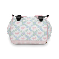 Backpack Diaper Bag | Preppy Heirloom Crest