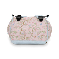 Backpack Diaper Bag | Preppy Heirloom Chinoiserie