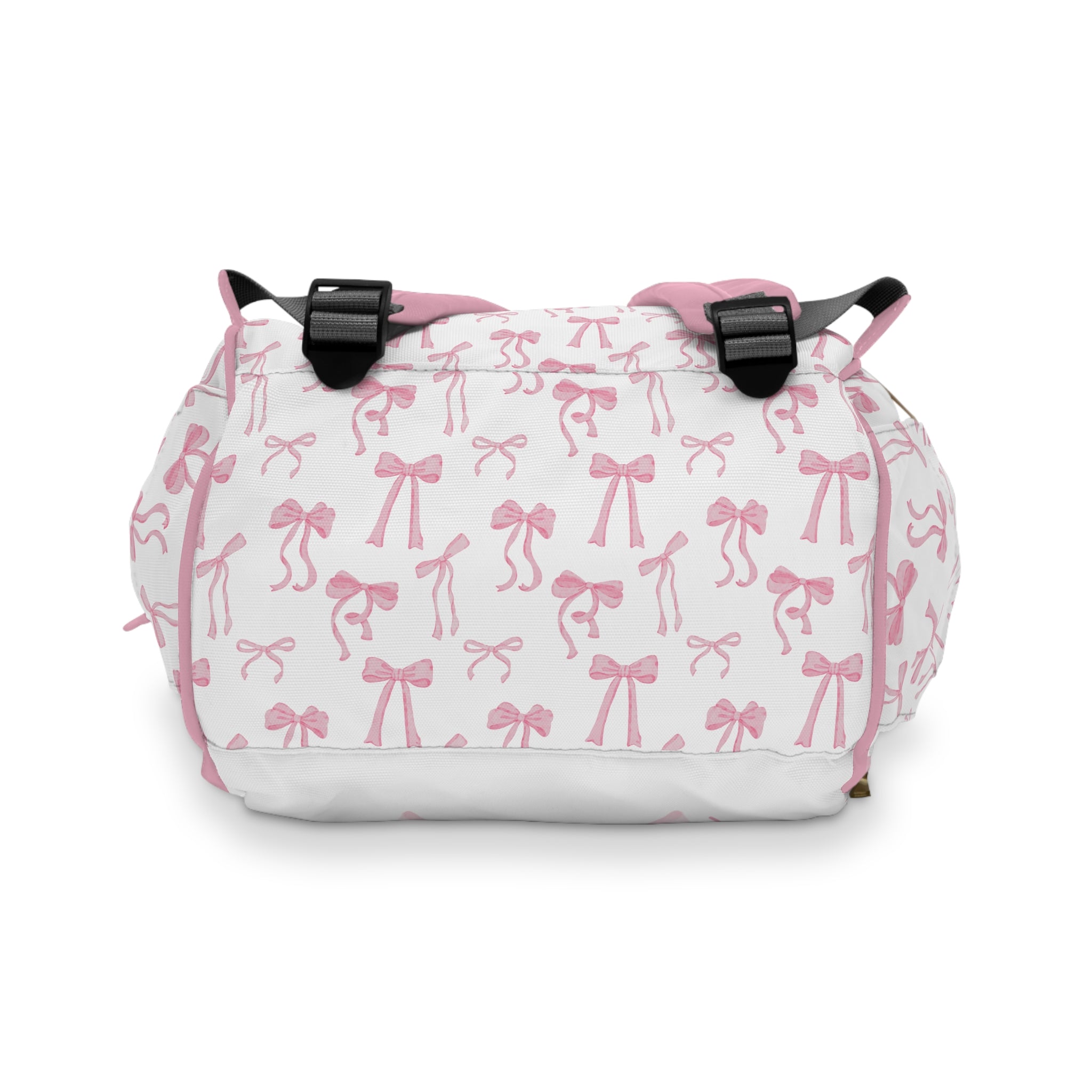 Fancy Bow Personalized Backpack Diaper Bag