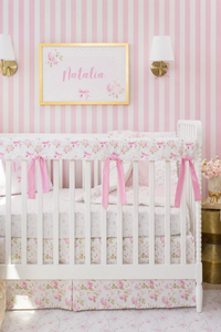 Crib Bedding Set | English Rose