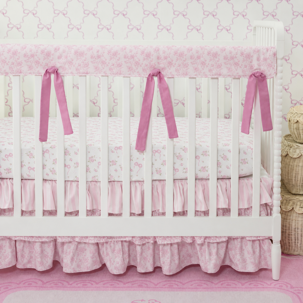 Crib Bedding Set | Pink Parlor