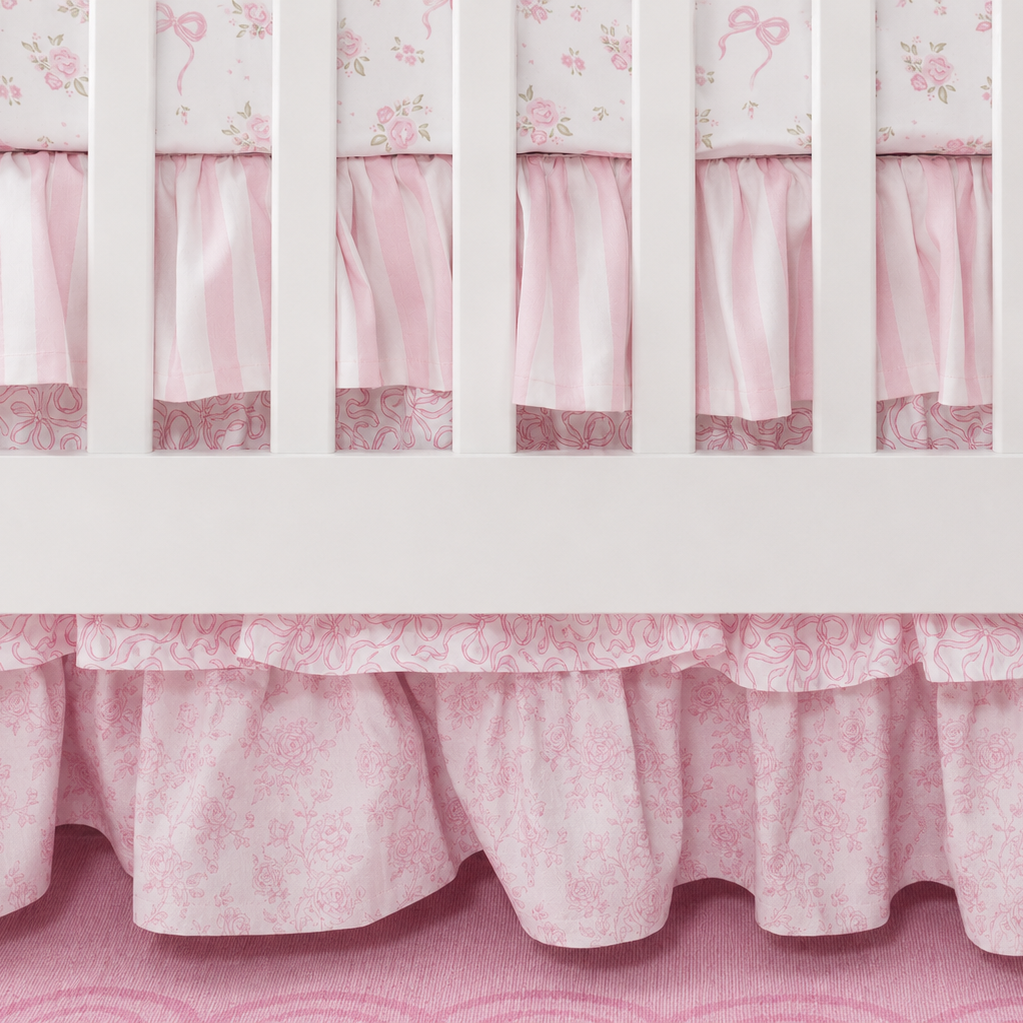 Crib Bedding Set | Pink Parlor