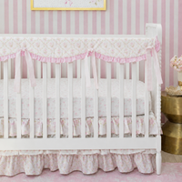 Ruffled Crib Skirt | Blushing Trellis