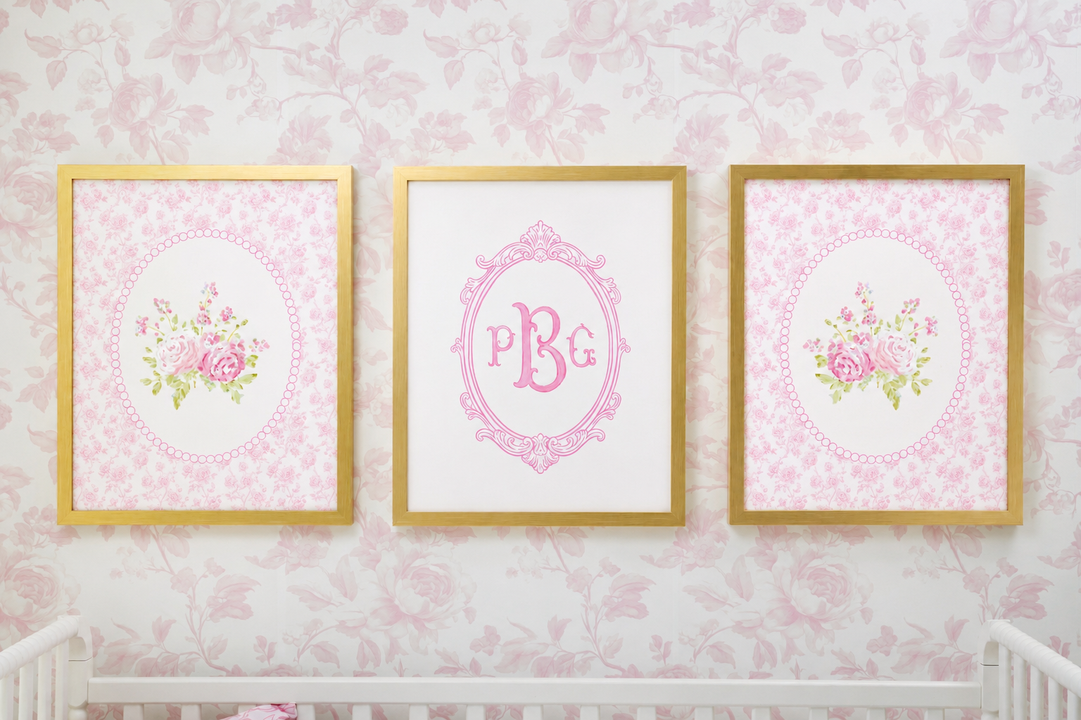 Nursery Art Trio | Pink Parlor