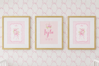 Nursery Art Trio | Pretty in Pink