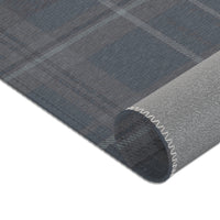 Kids Rug | Classic Plaid Denim