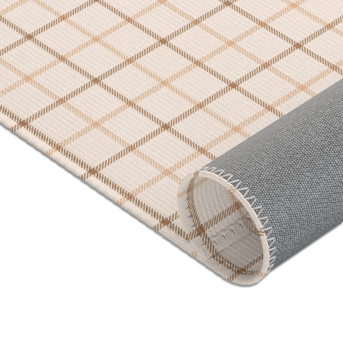 Kids Rug | Chestnut Grid