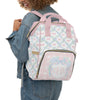 Backpack Diaper Bag | Preppy Heirloom Crest