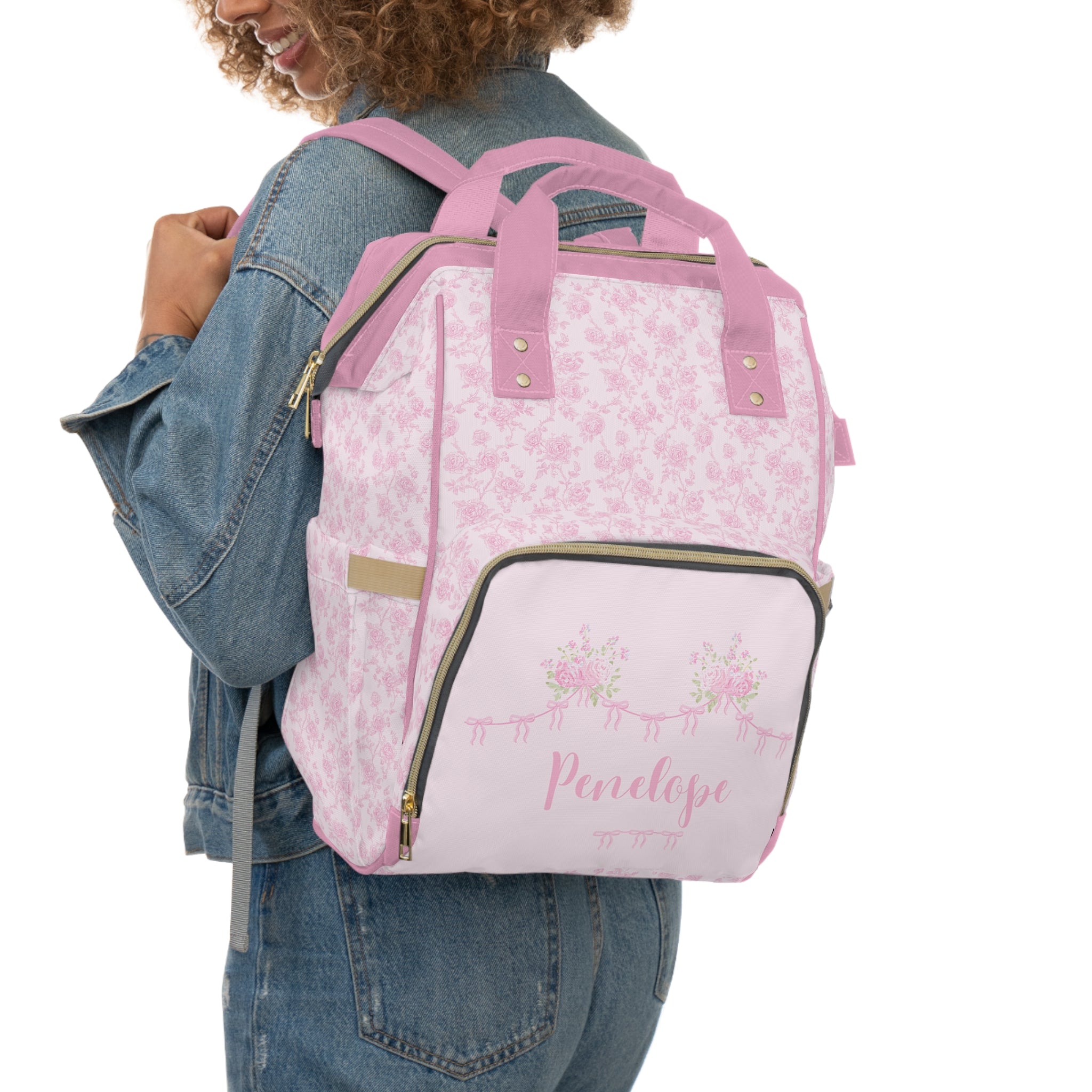 Backpack Diaper Bag | Pretty in Pink