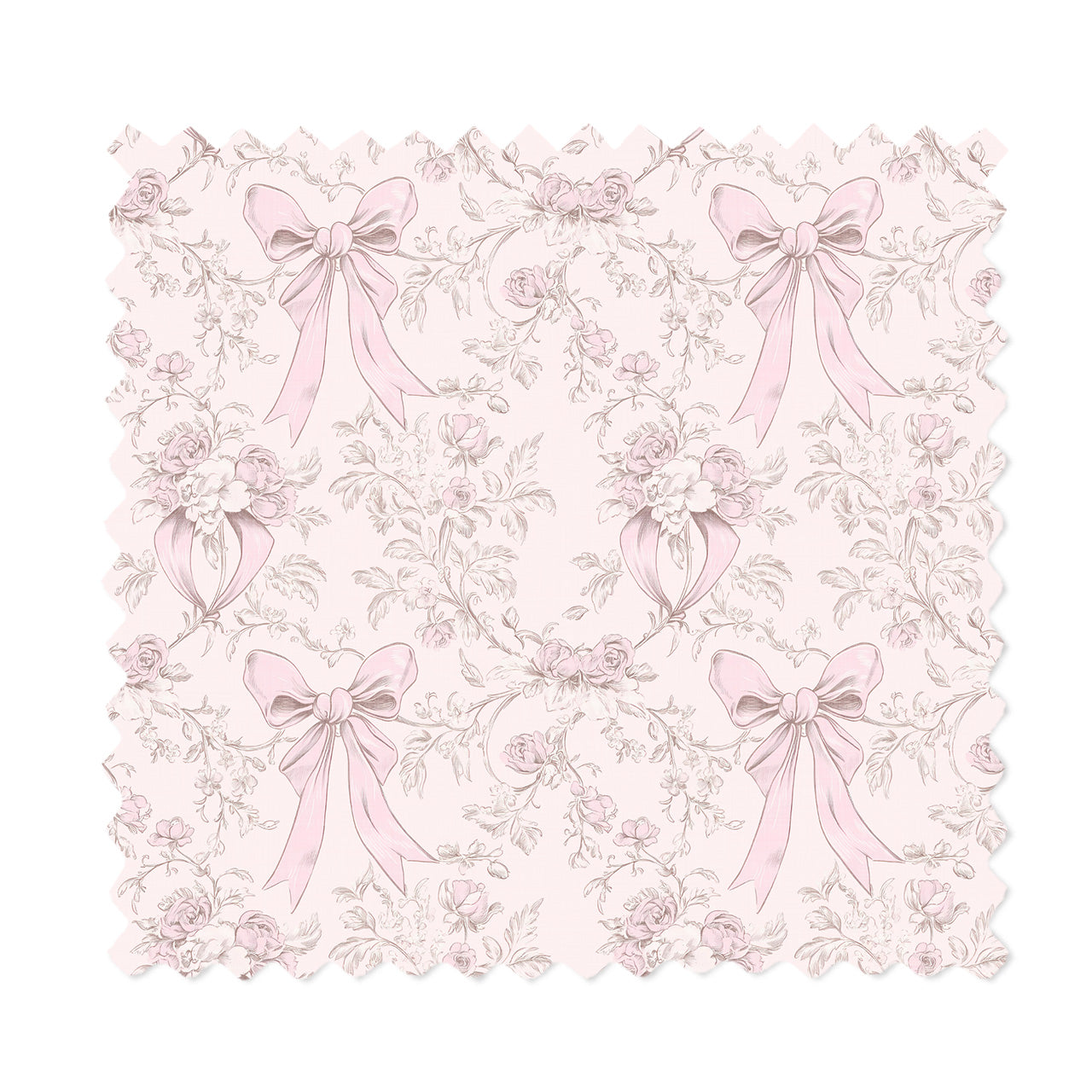 Crib Sheet | Coquette Bow Floral
