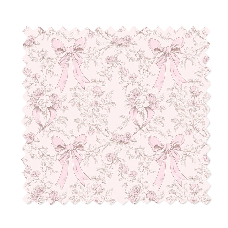 Crib Sheet | Coquette Bow Floral