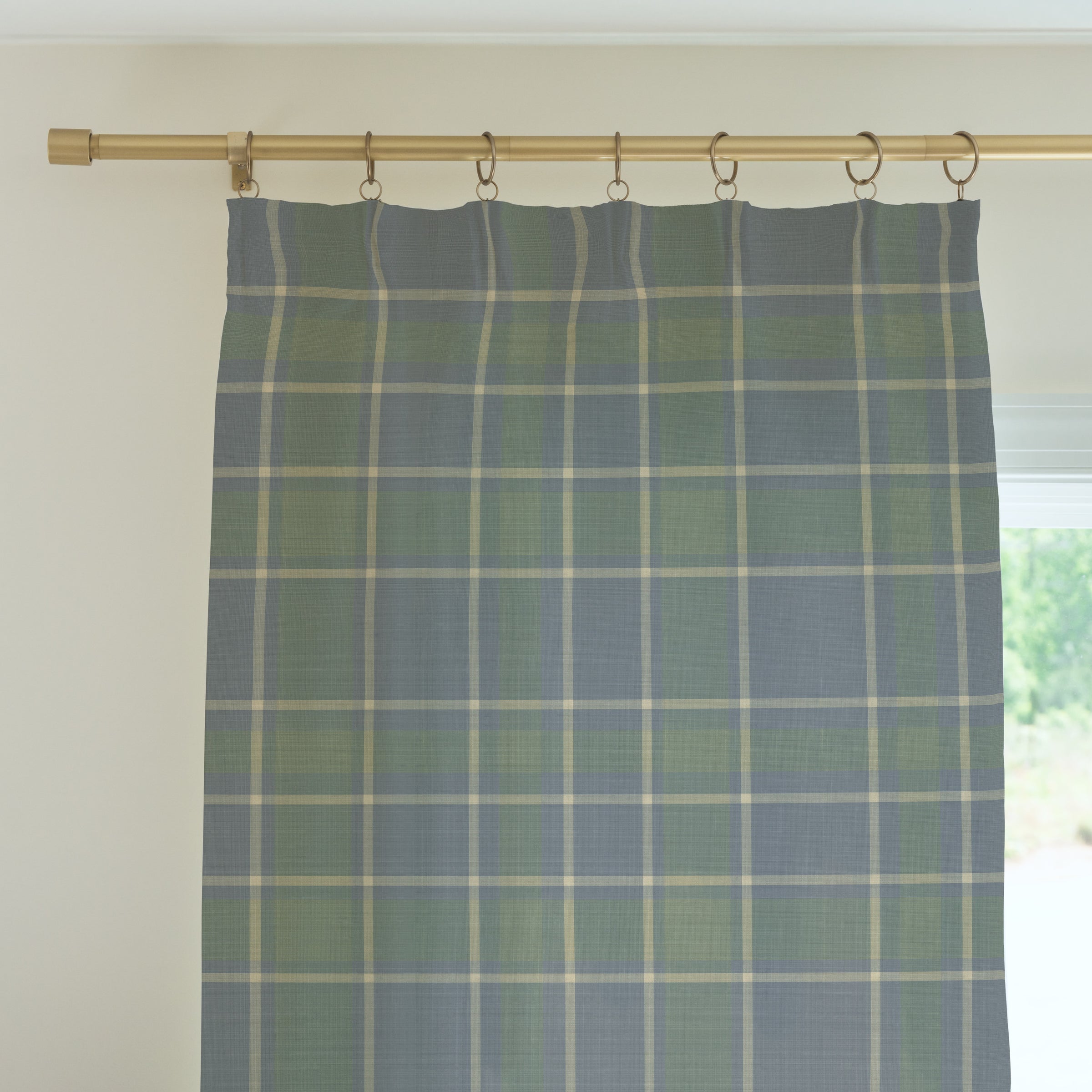 Curtain Panel | Field Club Plaid