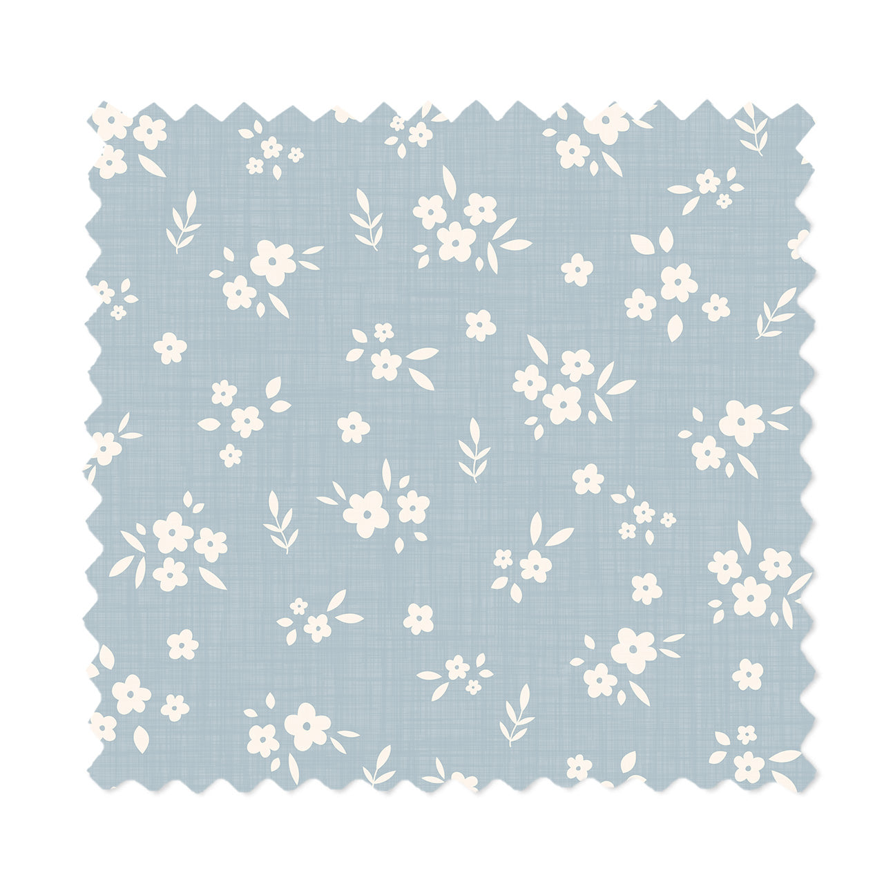 Ditzy Floral Soft Chambray Swatch