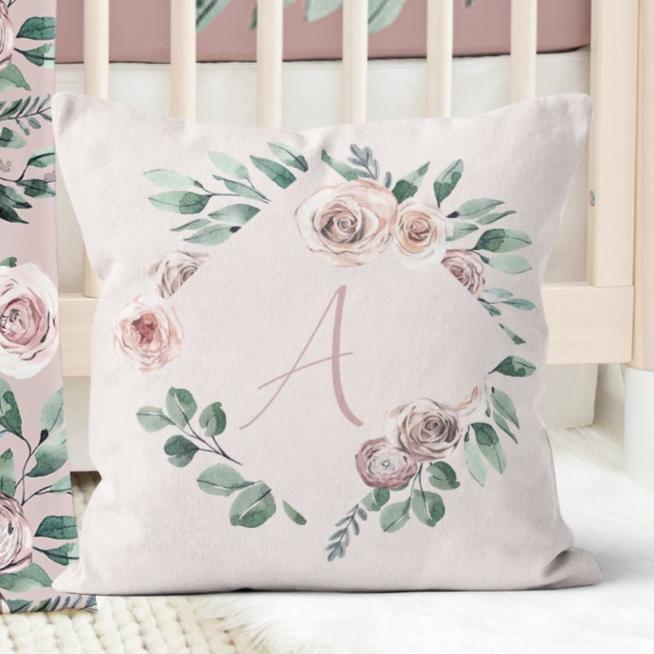 Boho Rose Personalized Kids Bedding Set (Comforter or Duvet Cover)