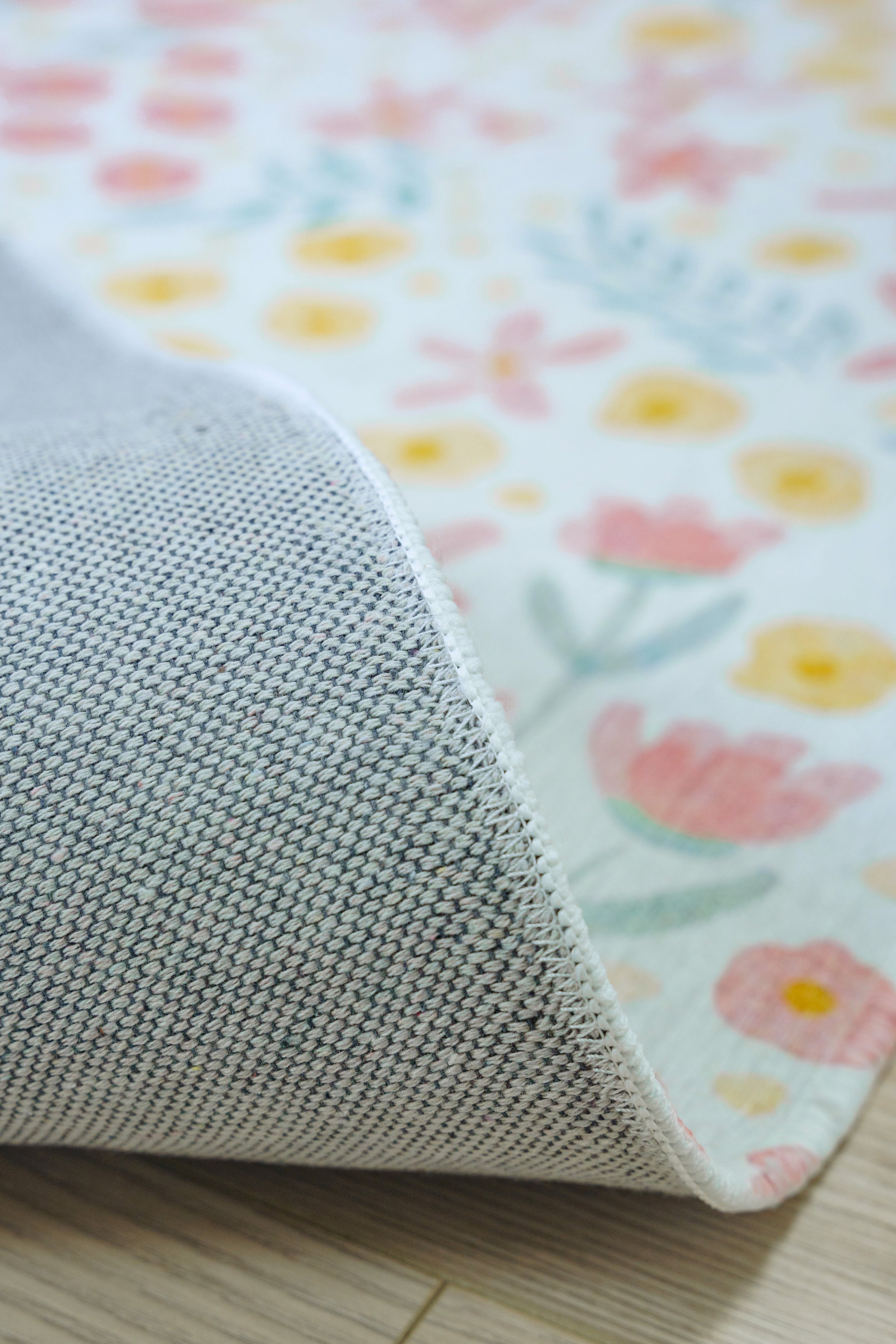 Kids Rug | Spring Floral on Cream