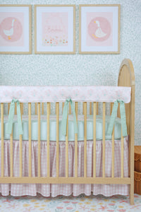 Crib Bedding Set | Garden Ribbon