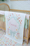 Minky Blanket | Striped Spring Crest