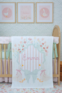 Crib Bedding Set | Garden Ribbon
