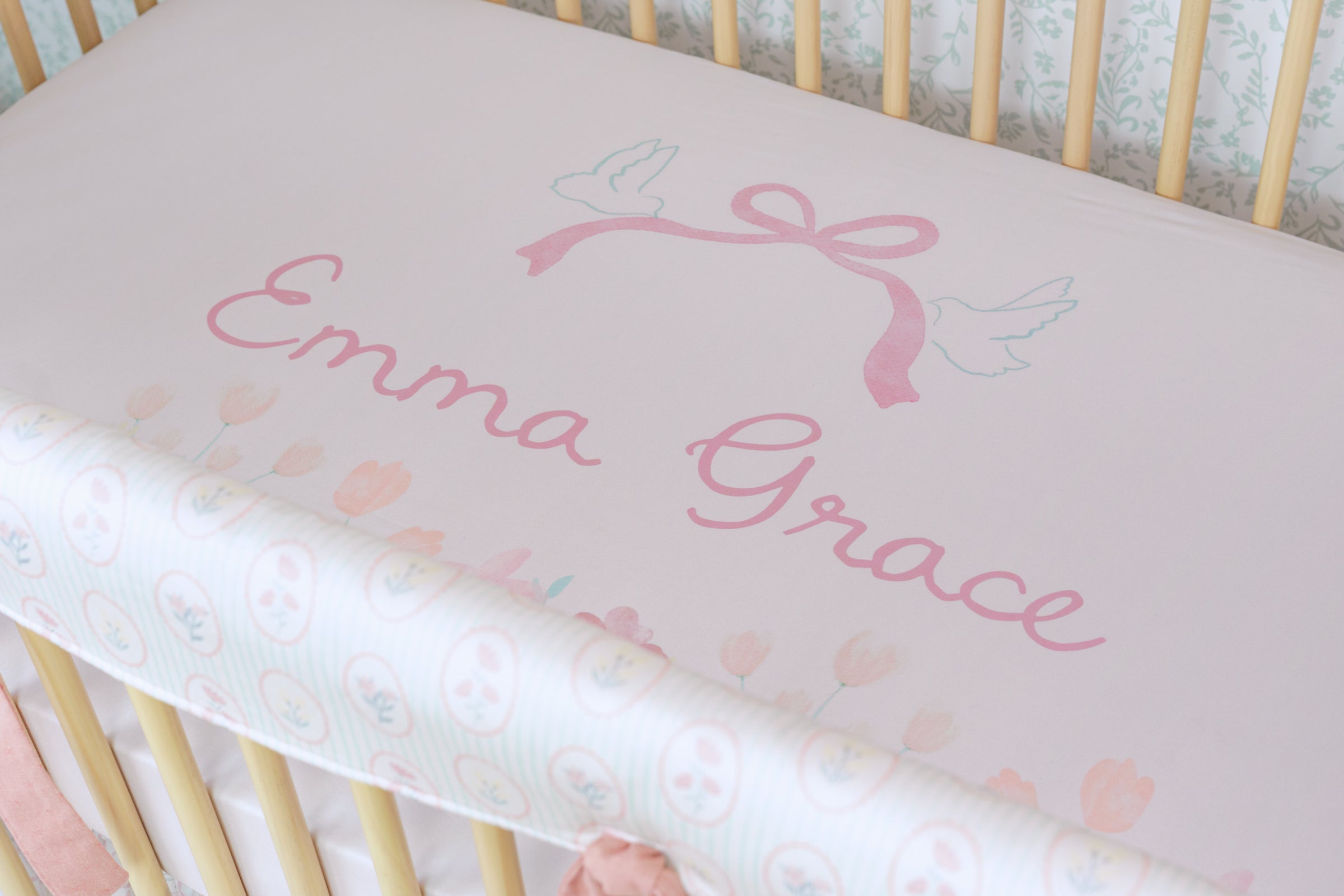 Crib Bedding Set | Garden Cameo