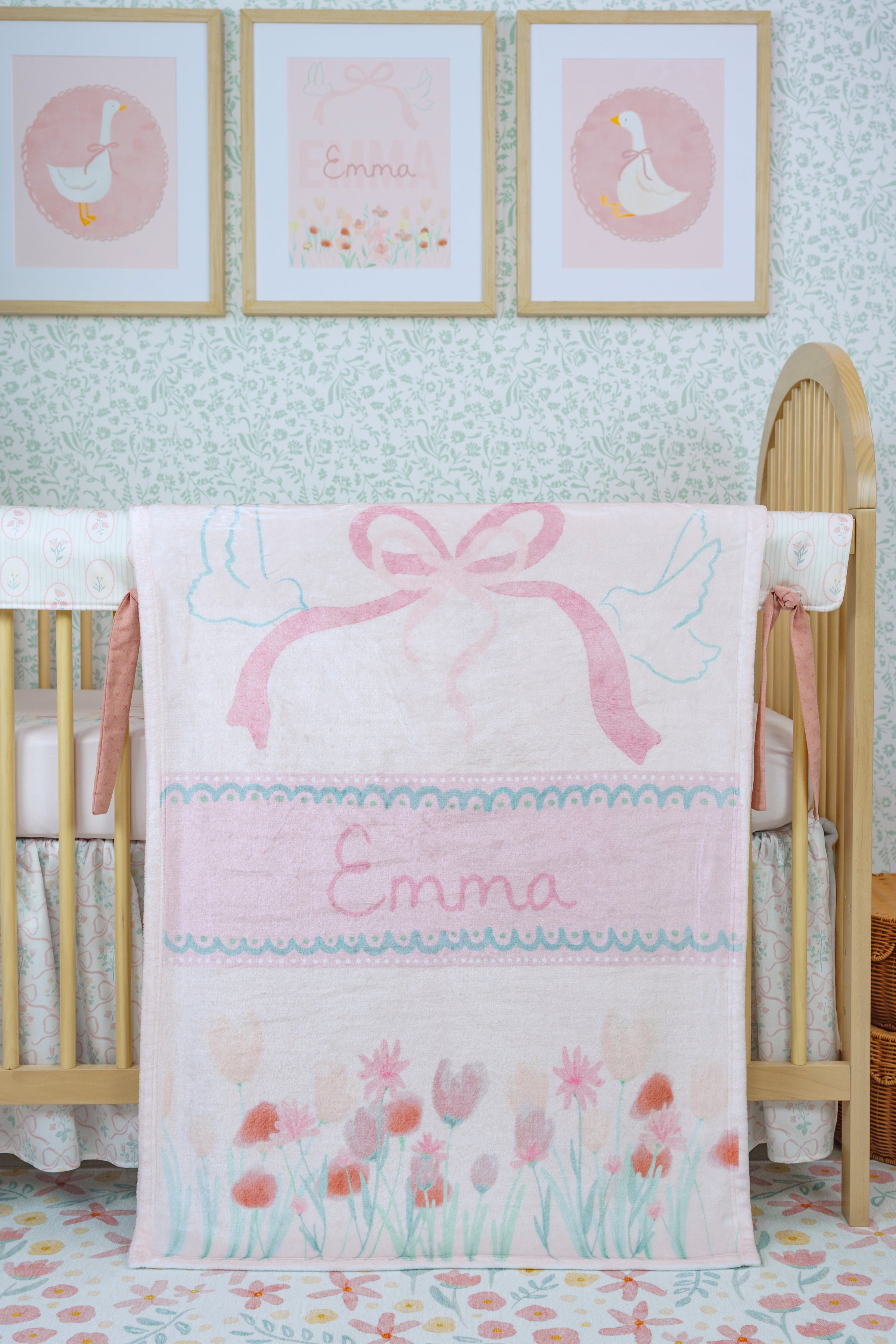 Minky Blanket | Ribbons & Wildflowers