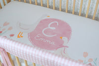 Crib Bedding Set | Rose Chambray