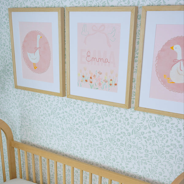 Nursery Art Trio | Primrose Cottage