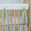Crib Rail Cover | Spring Floral in Cream
