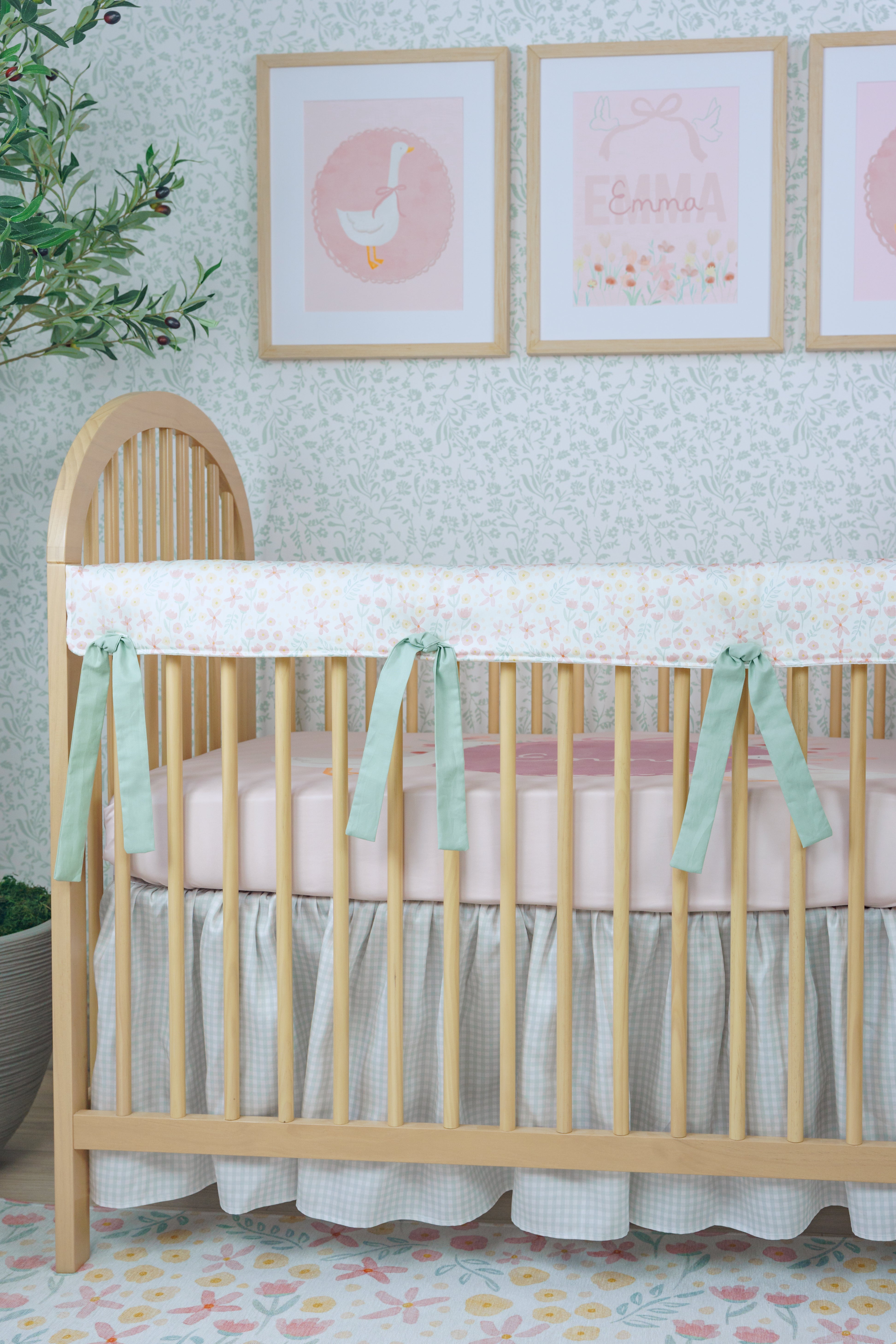 Gingham in Mist Sage