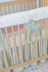 Crib Rail Cover | Spring Floral in Cream