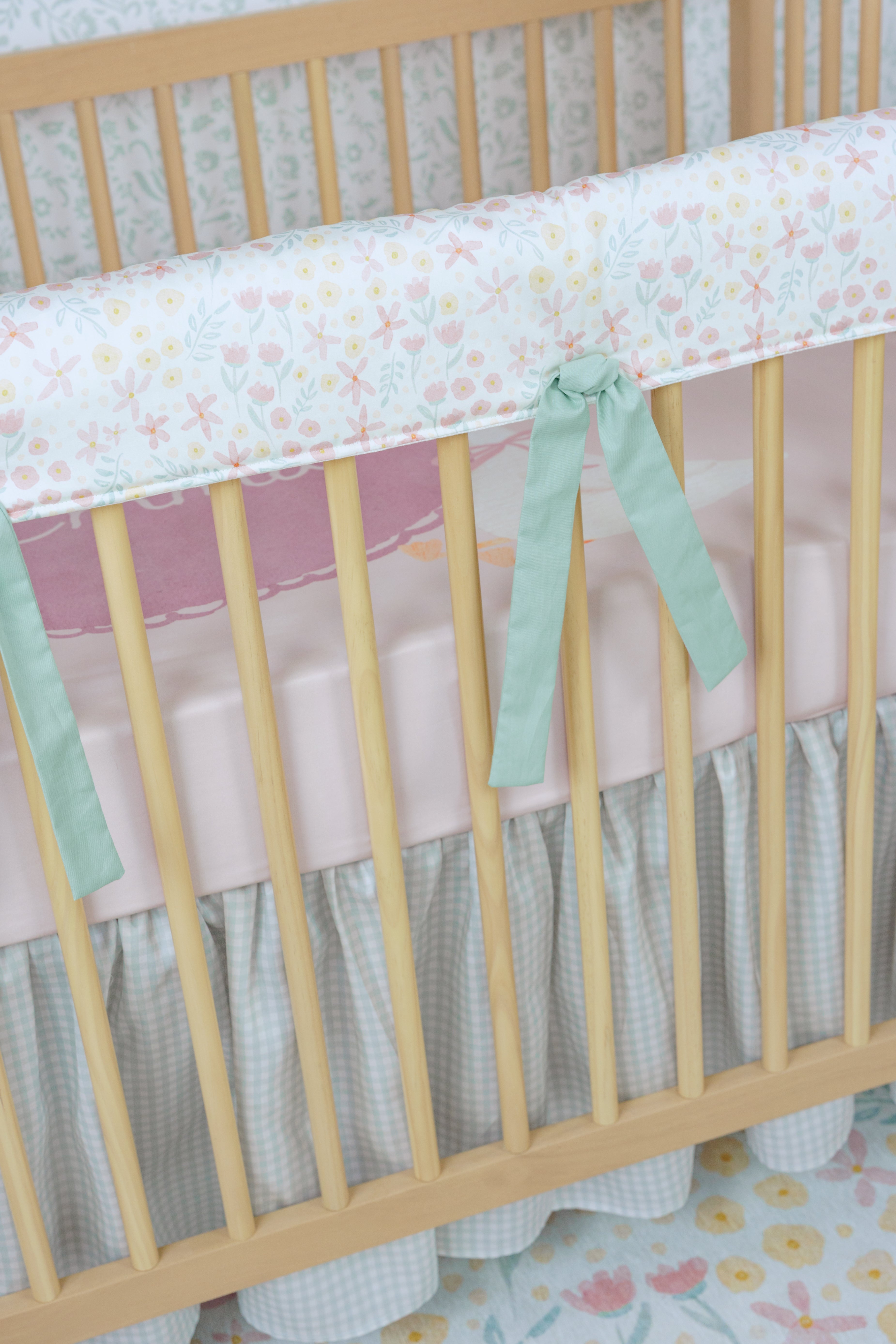 Gingham in Mist Sage