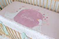 Crib Bedding Set | Ditzy Floral Gingham