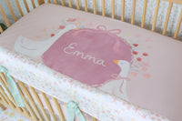 Personalized Crib Sheet | Blushing Goose Garden