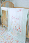 Crib Bedding Set | Ditzy Floral Gingham