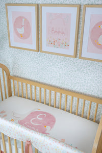 Personalized Crib Sheet | Garden Goose