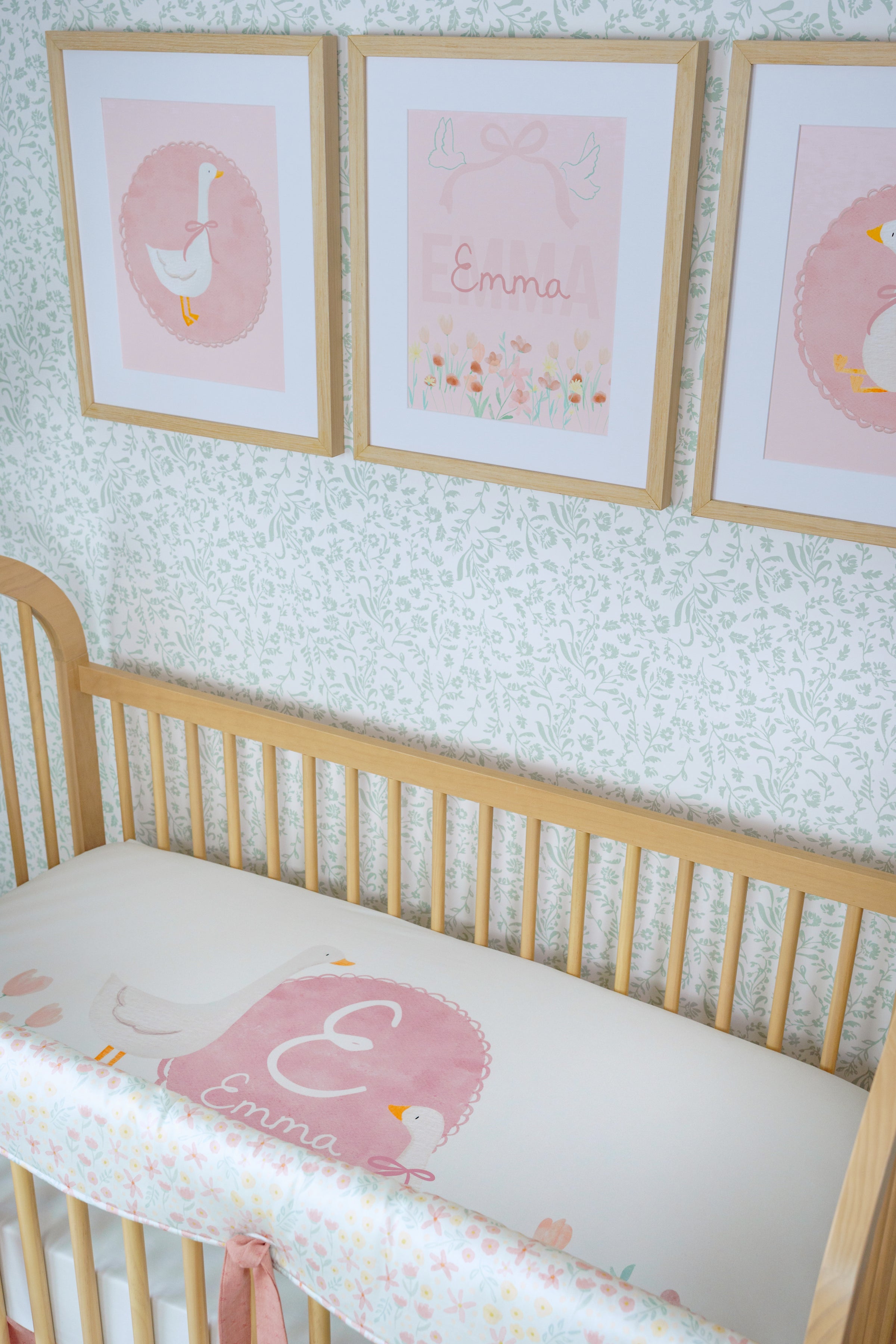 Personalized Crib Sheet | Garden Goose