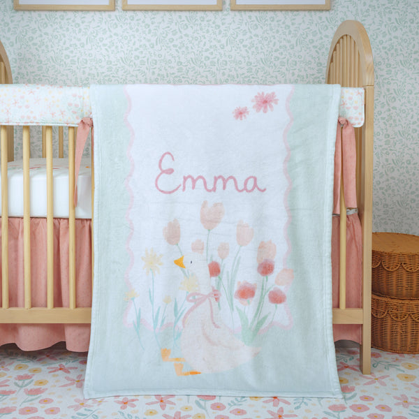 Crib Bedding Set | Ditzy Floral Sunset