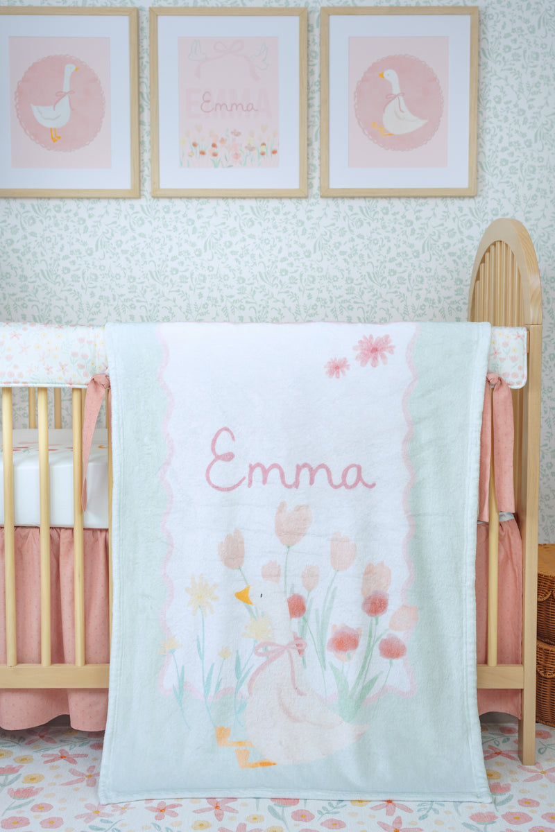 Crib Bedding Set | Ditzy Floral Sunset