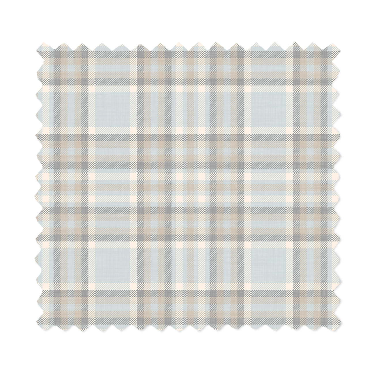 Crib Skirt | Everyday Plaid Sky