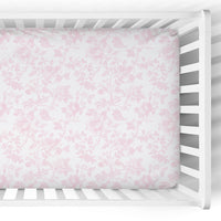 Crib Sheet | Fancy Pink Toile