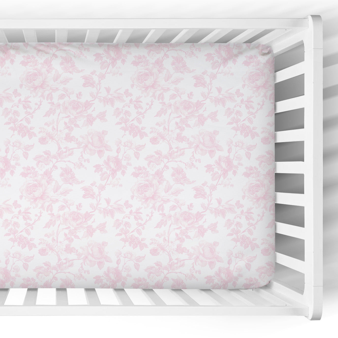 Crib Sheet | Fancy Pink Toile