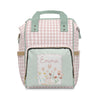 Backpack Diaper Bag | Tulip Meadow Gingham