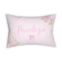 Throw Pillow | Personalized English Rose