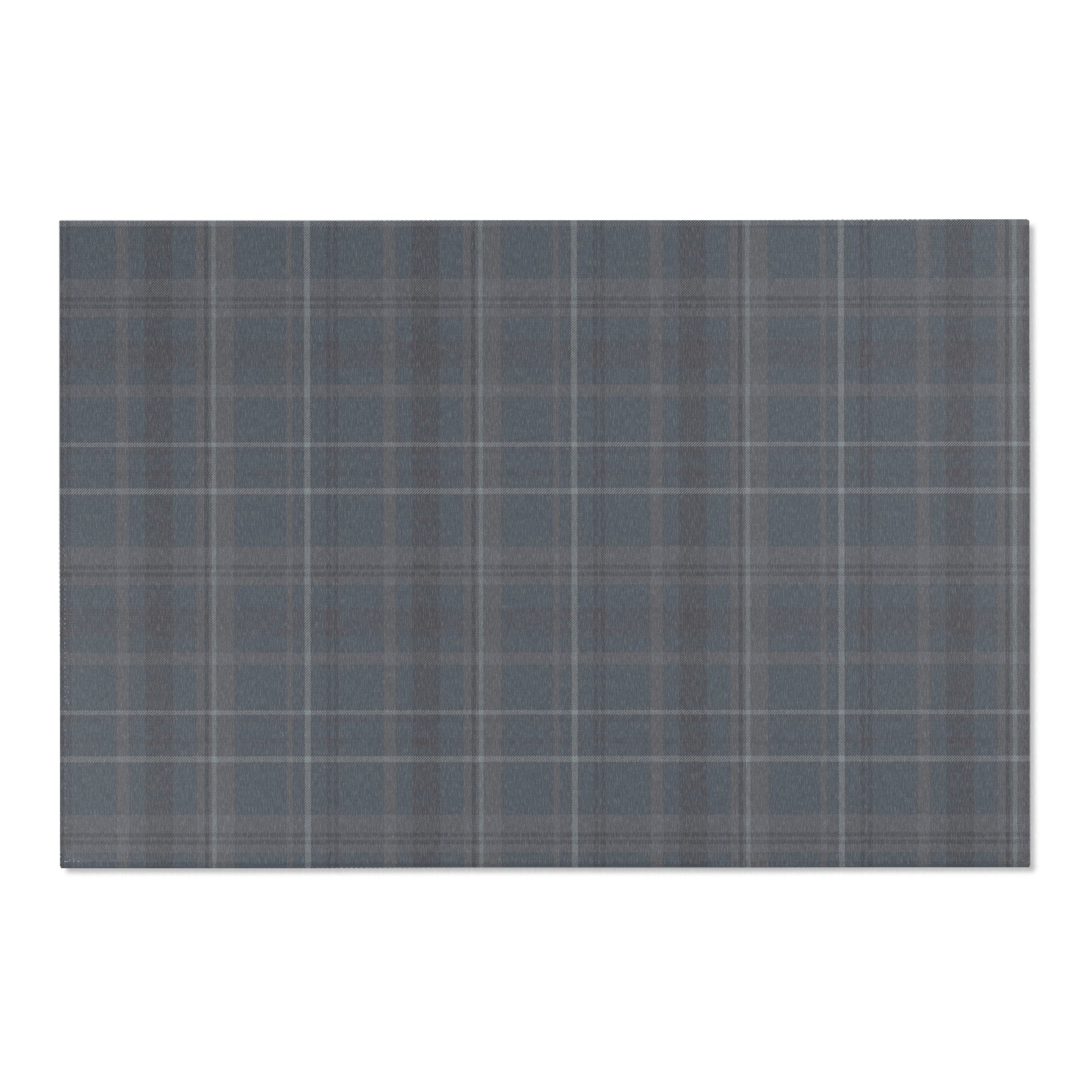 Kids Rug | Classic Plaid Denim