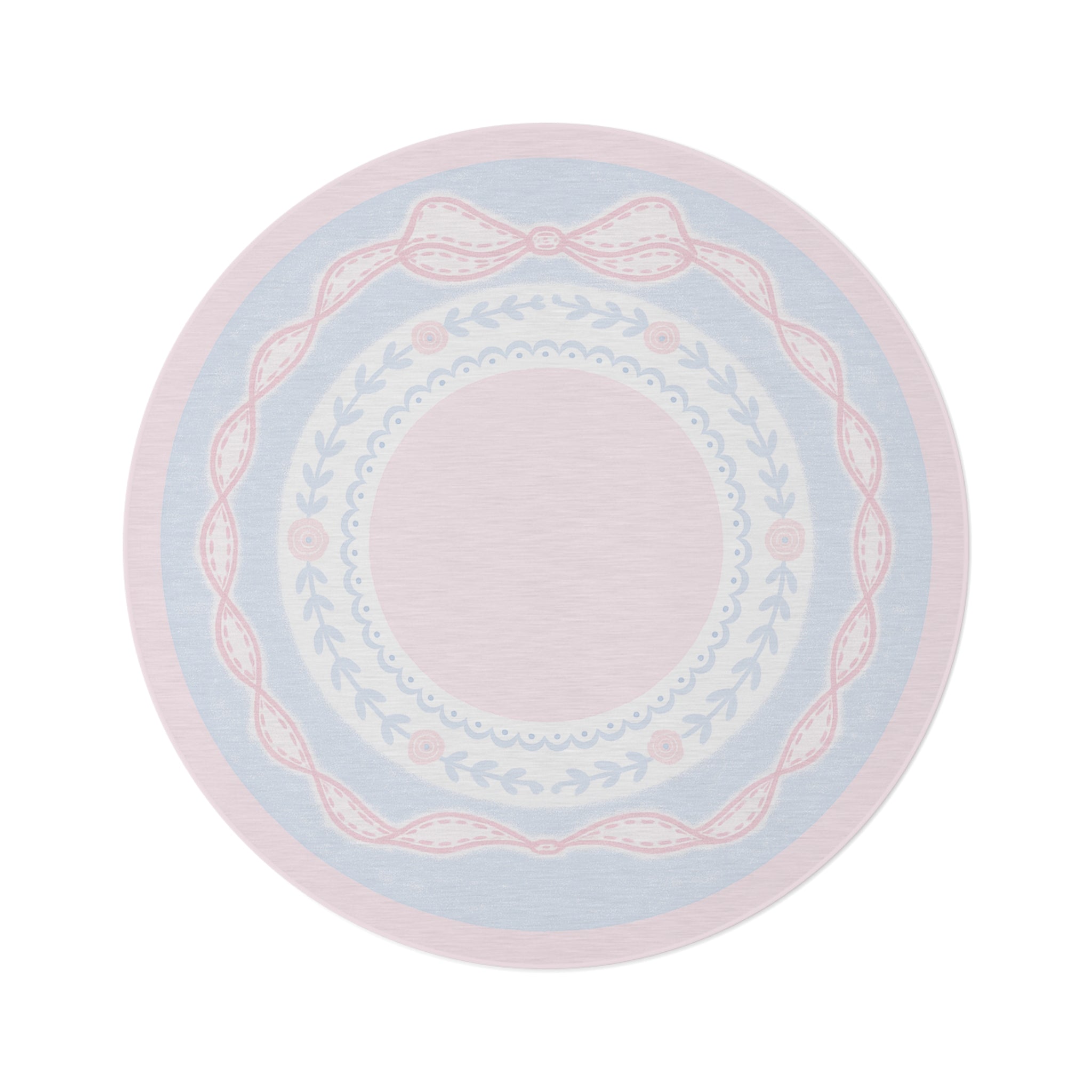Kids Rug | Preppy Heirloom Ribbon