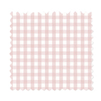 Curtain Panel | Gingham in Cottage Rose