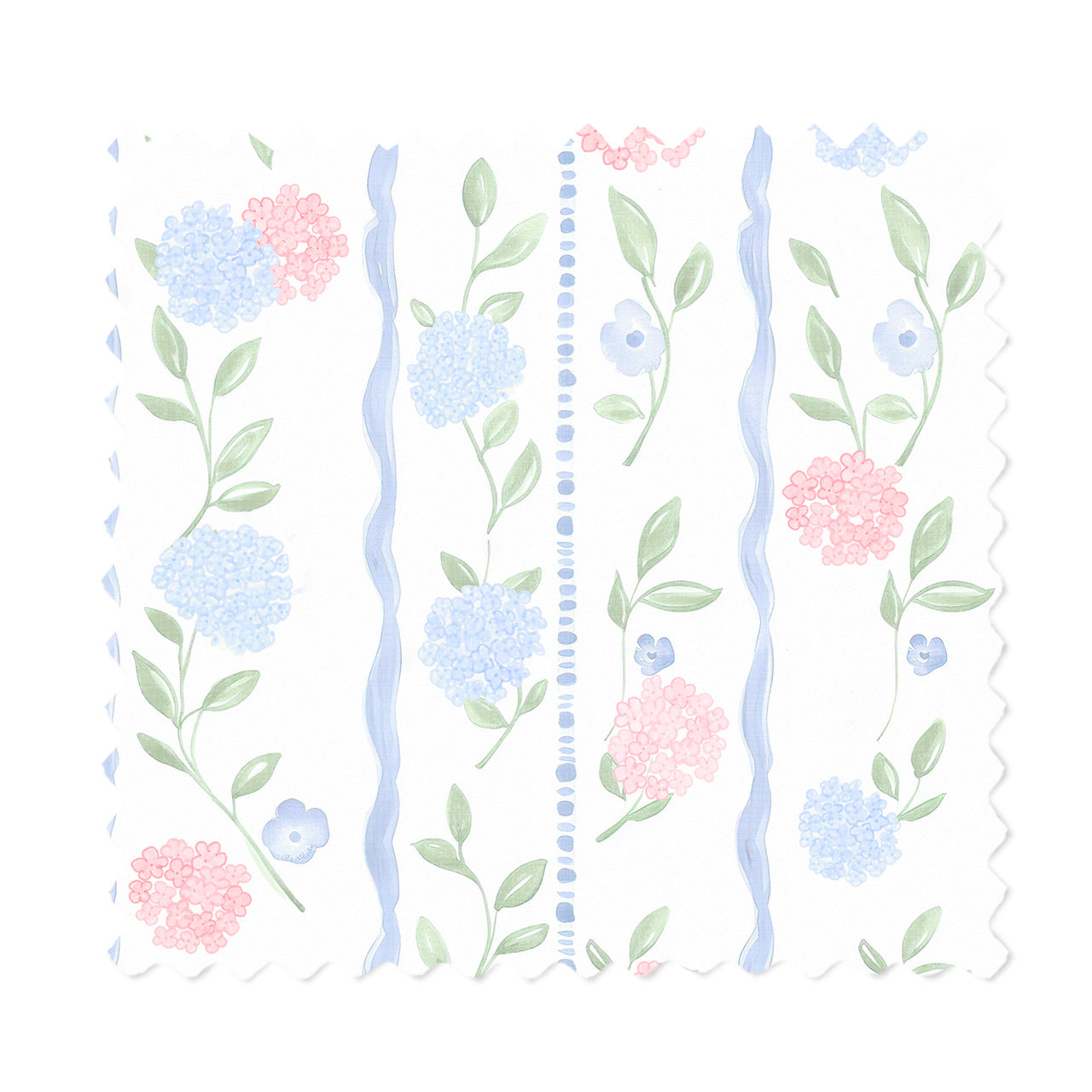 Hydrangea Stripe Swatch
