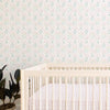 Peel & Stick Wallpaper | Garden Ribbon in Cream