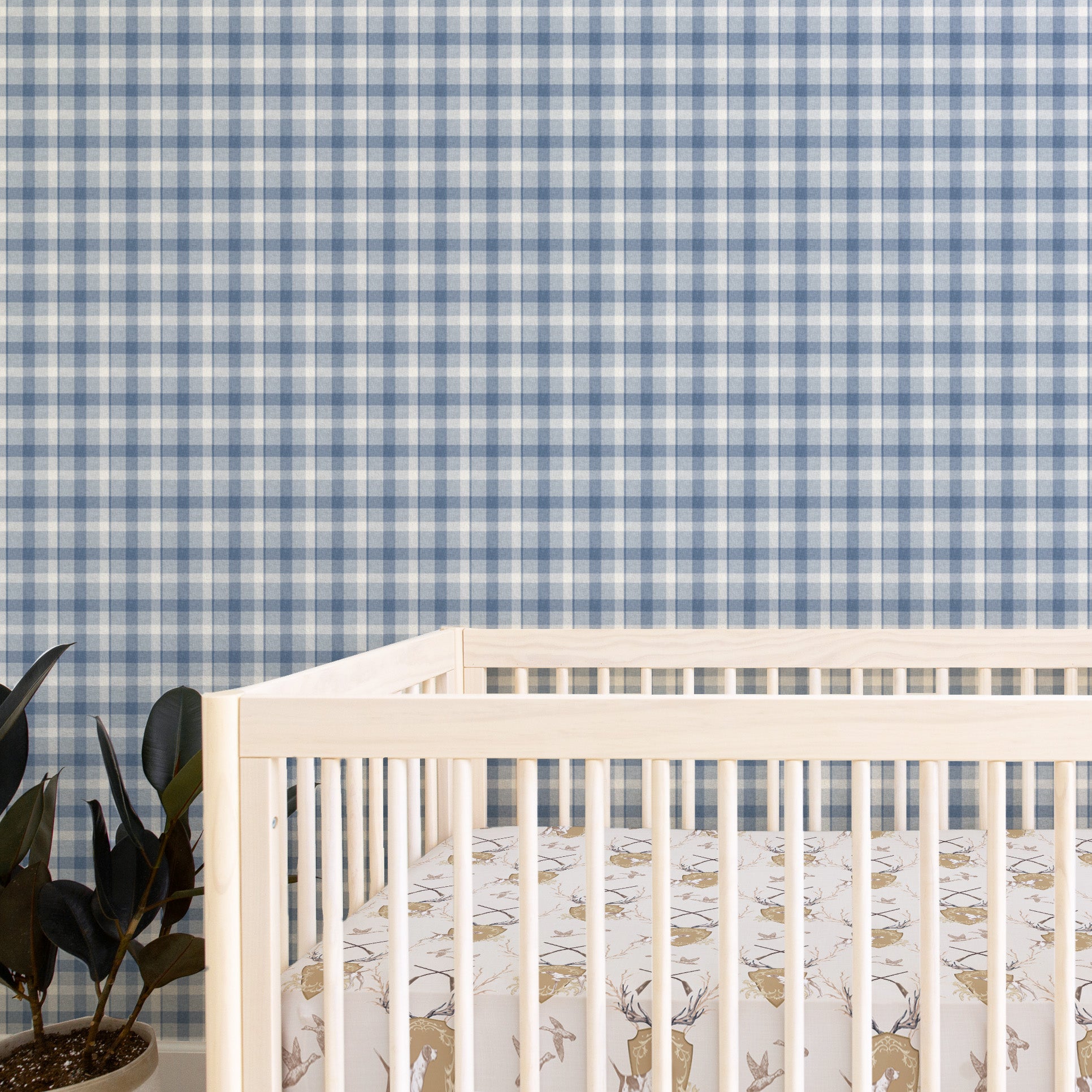 Peel & Stick Wallpaper | Riverbend Check