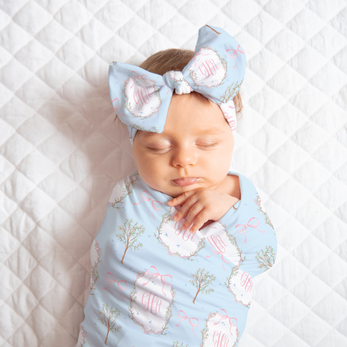 Swaddle Set | Chinoiserie Garden