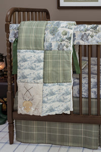 Organic Cotton Baby Quilt | Heritage Crest